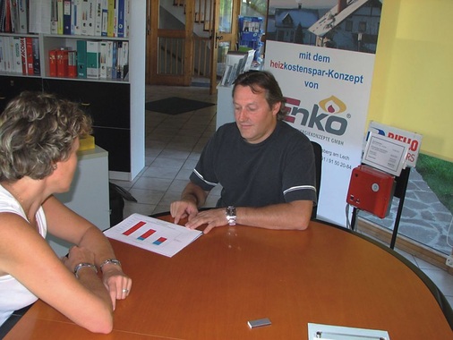 Geschäftsführer Rainer Gerstmeier, Enko GmbH, ­Landsberg: Ich habe eine Trefferquote von ca. 70%. Die Kundenentscheidung erfolgte mit dem „Heizkostenspar-Konzept“ schneller bei gleichem Aufwand in der Vorbereitung