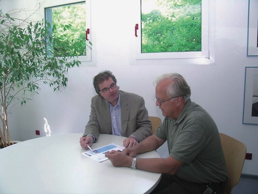 Franz-Ludwig Eckey, Eckey GmbH, Singen: ­Aus 15 verkauften “Heizkostenspar-­Konzepten“ werden wir wohl acht Aufträge erhalten. Die Kunden fühlten sich ­verständlich beraten und uns gegenüber ­verpflichtet