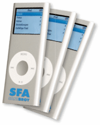 Gewinnen Sie ­einen der 30 iPods ­Nano mit 2 GB Speicher, die die SBZ gemeinsam mit SFA Sanibroy verlost