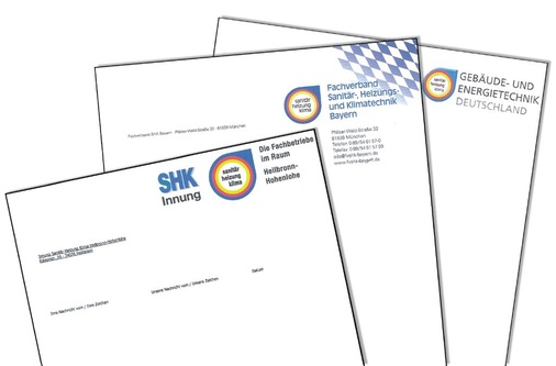 Durch ein einheitliches Erscheinungsbild von Zentralverband, SHK-Landesverbänden, Mitgliedsinnungen und Mitgliedsbetrieben unter Herausstellung des geschützten SHK-Eckringes muss die Leistungsgemeinschaft und Leistungsfähigkeit der organisierten SHK-Fachbetriebe gegenüber dem Umfeld dokumentiert werden