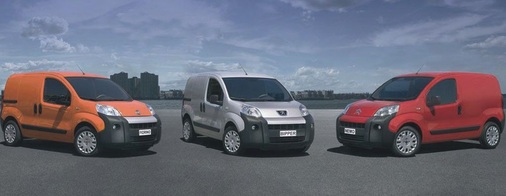 Die drei bau­gleichen Autos Fiat Fiorino, Peugeot Bipper und Citroën ­Nemo sind ­gerade einmal 3,86 m lang.