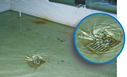 Wenn die Zulaufleitung überschätzt wird: ein ­Bodenablauf DN 150 am Ende seiner Möglichkeiten