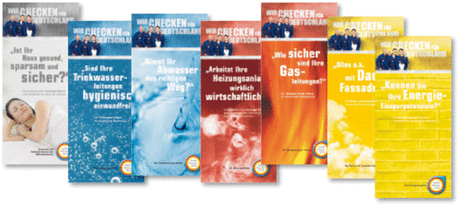 Dem Kunden wird das Wichtigste zu jedem Check-Angebot in einem Flyer allgemein verständlich erläutert