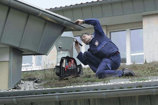 Auch die Klempner sind mit ihrem Dach- und Fassaden-Check in die Kampagne integriert