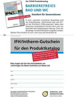 IFH/Intherm-Gutschein für den Frühjahrskatalog