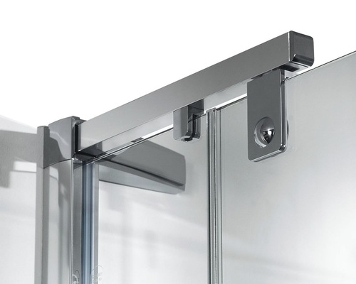 Bisher mangelte es bei Glasduschen häufig an Unterscheidungskriterien: Auffäl­lige, rechteckige Befestigungen und Profile prägen die neue „Hüppe Target Design“