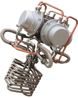 Unter der Federführung des Fraunhofer-Instituts für solare Energiesysteme wurde das Stirlingmodul nochmals optimiert, vor allem um leistungsmindernden Verschmutzungen vorzubeugen