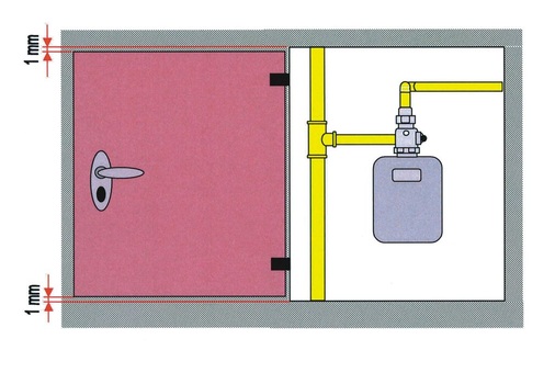 Gaszählerschränke müssen be- und entlüftet sein — oft genügt hierfür schon eine undichte Tür