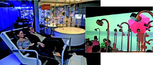 Floßfahrt durch das Schwarzwaldstädtchen Schiltach: mit „Home of Great Water Ideas“ wurde Hansgrohe im deutschen Pavillon prominent in Szene gesetzt