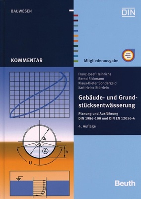 Entwässerungsnormen und Kommentar auf über 400 Seiten: Die Mitgliederausgabe kostet beim jeweiligen Landesverband 74 Euro