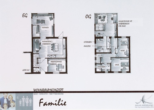 Raumkonzept: Die obere Etage ­ordnet Anja Kießling entsprechend den ­Bedürfnissen der ­Familie komplett um