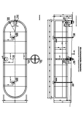 Regenspeicher, gleichzeitig Löschwasserbehälter, nach DIN 14230