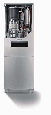 Feldtestgerät von Bosch Thermotechnik. Das ­Mikro-KWK-Gerät mit Freikolben-Stirlingmotor (1 kWel/3 bis 7 kWth) ist noch nicht frei am Markt verfügbar