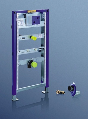 Duofix Urinal-Element mit 1-Liter Urinalsiphon JetEX und Wasseranschlusswinkel