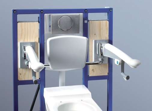 Duofix-Wand-WC für Stütz- und Haltegriffe mit UP-Spülkasten UP320