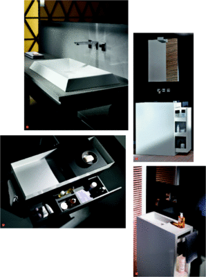 1 Kristalline Grundformen: das Waschtisch-Programm Crystalline von Alape2 Auch frei im Raum platzierbar: die Waschplatz-Serie Metaphor3 Der Waschplatz Inside.S, bodenstehend und mit Wandanbindung, hat einen seitlichen Auszug4 Für das Gästebad Inside.S wird ein recht­eckiges Becken aus der Linie Xplore.S verwendet, das speziell für die Bedürfnisse in Kleinstbädern konzipiert wurde