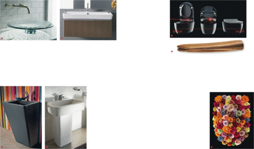 1 Die neue Waschschale ­Lavinia Vessels von Kohler beschreibt mit klassischem Ausdruck das Fließen und die Schönheit der Glasschmelze2 Kollektion Rêve: Die Serie bietet Waschtische in vier Größen an3 Nun auch in Schwarz: Il bagno Alessi Dot von Laufen4 Geometrisch, greifbar, sinnlich – der neue Waschtisch, den Laufen in die Palomba Collection aufnimmt, ist in drei Größen ­erhältlich5 Mit der neuen AutoClose-Mechanik von Pressalit werden künftig Streitgespräche zwischen Mann und Frau über das enervierende Thema „Deckel zu“ überflüssig6 Meisterstück: Opalion ist ein Holz-WC-Sitz in ausgesuchten Holzarten wie Walnuss, Kirschbaum und Eiche7 Alleinstellungsmerkmal: Pressalit bietet seinen Kunden die Möglichkeit eines „personifizierten“ WC-Sitzes an
