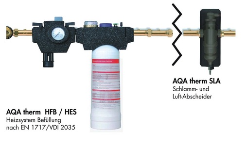 AQA therm optimiert Heizungswasser