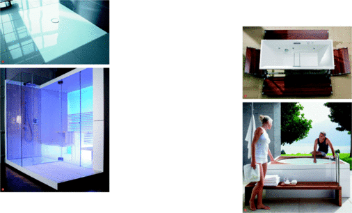 1 Duravit präsentiert eine ganze Familie Duschwannen aus Sanitäracryl, die bodengleich eingebaut werden2 Moderne Schwitzhütte nach uraltem Ritual: Inipi heißt die erste Sauna von Duravit3 Wannenverkleidung EasyClick: Wohnliche Wannen im Handumdrehen4 Nun bietet Duravit auch ein eigenes Poolsystem an