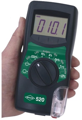 Als Einstiegsgerät in die elektronische Abgasmessung wird das Brigon 520 vom Hersteller eingestuft