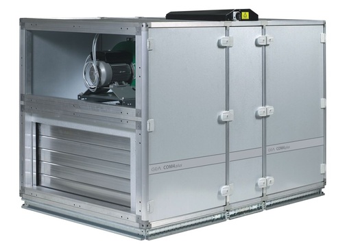 Kompaktlüftungsgerät COM4plus von 3000 m³/h bis 25000 m³/h.Luftleistung
