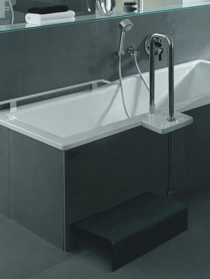 Badewanne Betteplan mit Einstiegshilfe