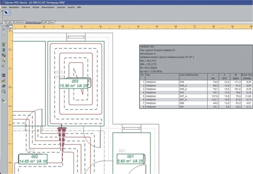 Der Einsatz von praxisorientierter Software unterstützt die korrekte Durchführung des hydraulischen Abgleichs.