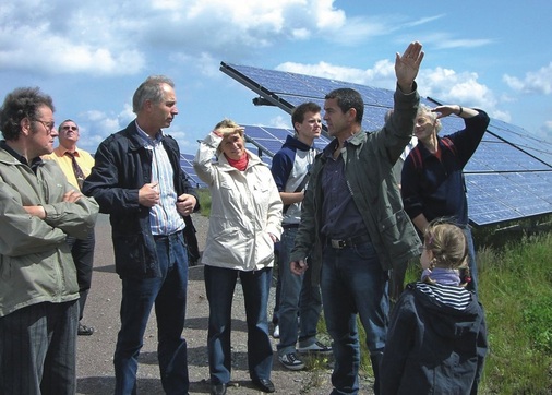 Tage der offenen Tür bei Solaranlagenbesitzern wie hier in ­Nordhausen garantieren Informationen aus erster Hand.
