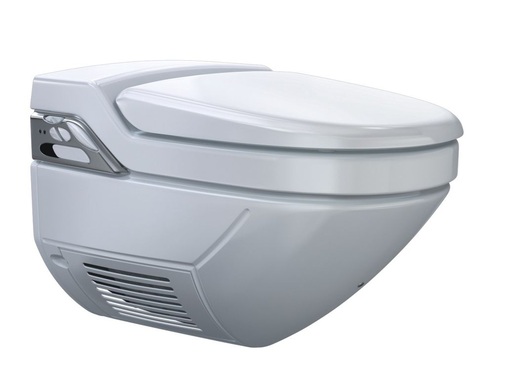 5 Das Geberit Aquaclean 8000 Plus. Setzt hygienische Standards und lässt sich auch über eine Fernbedienung steuern. Dies ist besonders bei eingeschränkter Bewegungsfreiheit sinnvoll.