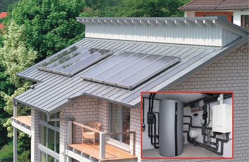 Mehr als die Hälfte aller neu ­installierten Öl-Brennwertgeräte werden mittlerweile mit einer ­Solaranlage kombiniert.