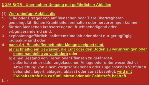 Undichte Grundleitungen sind ein Straftatbestand, der mit Geld- oder sogar Gefängnisstrafe geahndet werden kann.