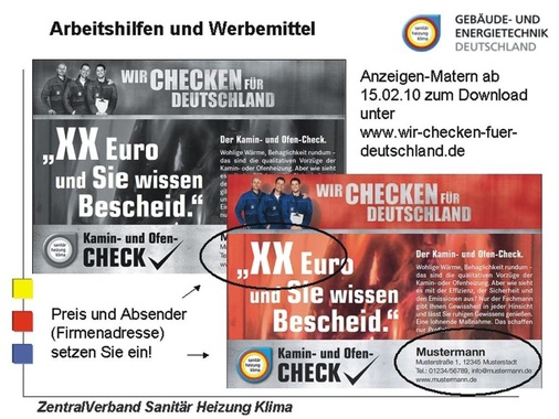 Der Innungsbetrieb kann selbst entscheiden (und elektronisch ­variieren), zu welchem Preis der Check ins Angebot kommt.