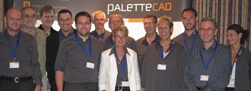Das Referententeam aus dem Hause Palette CAD wurde von Thomas Joussen mit seinem Gastvortrag zum Thema Marketing unterstützt.