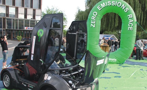 Mitte August stoppte das vom Luzerner Solarpionier Louis Palmer organisierte Zero Race in Böblingen.