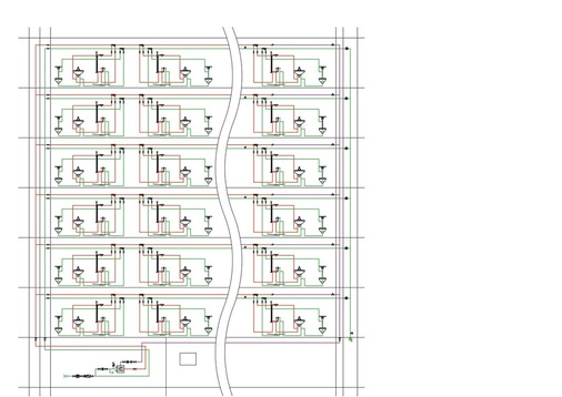 6 Rohrleitungsführung in Kombination mit dem Kemper Hygienesystem KHS exemplarisch am Anwendungsfall “Krankenhaus“ dargestellt.