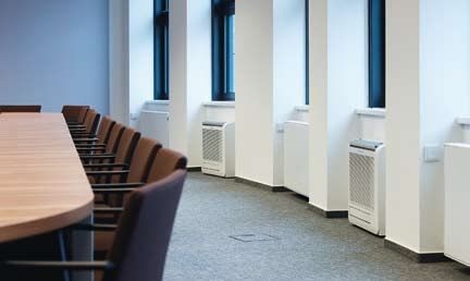 Für VRF-Anlagen gibt es eine Vielzahl an Innengeräten, mit denen

unterschiedliche Räume beheizt oder gekühlt werden können.