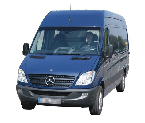 Der Gastank des Sprinter LGT ist im Heck unter dem Ladeboden an­gebracht und fasst 76 l Flüssiggas.