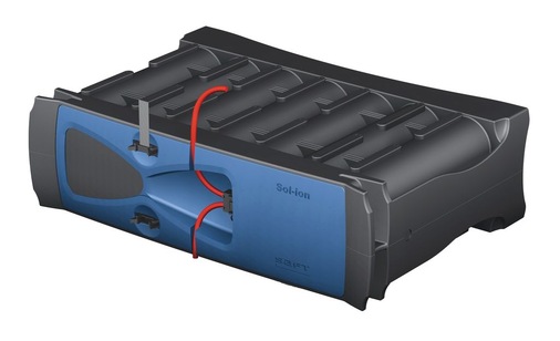 Die Saftbatteries GmbH testet seit 2007 im Gemeinschaftsprojekt Sol-Ion mit ihren Partnern integrierte Speichersysteme.