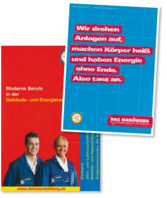 Nachwuchswerbung 2000 und 2010: ­Medien und Sprache müssen auf die ­Jugendlichen zugeschnitten werden, um Interesse am SHK-Handwerk zu wecken.