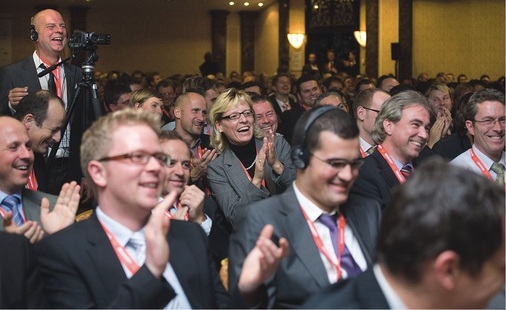 Kaum ein Platz blieb frei beim Forum Solarpraxis in Berlin, dem jährlichen Treffen der Solarbranche.