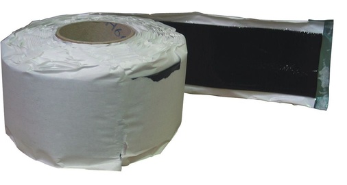 Ein Korrosionsschutz an Stahlrohren kann nachträglich mittels Butylen­kautschukband erreicht werden.