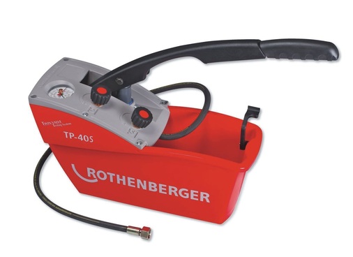 Präzisions-Prüfpumpe mit Doppelventilsystem für Wasserleitungen.