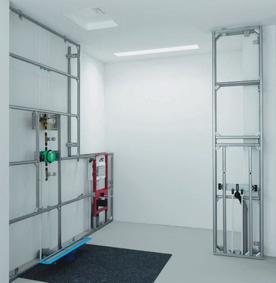 Mit Systemtechnik macht der Sanitärinstallateur aus Badträumen ein Traumbad...