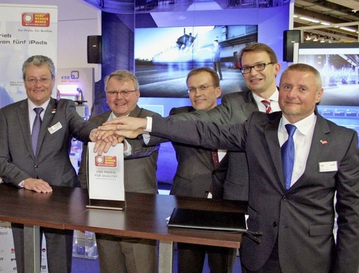 Neuer Handwerkermarkenpartner: Pumpenhersteller KSB bringt einen Teil seines Produktsegmentes in das Markenbündnis ein.