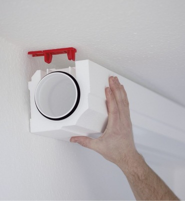 Für die Sanierung gibt es optimale Produkte wie dieses von Heinemann und Helios entwickelte Luftverteilsystem im Stil von Deckenleisten — dennoch läuft das Lüftungsgeschäft immer noch zäh.