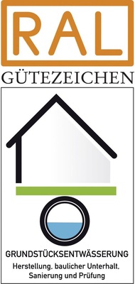 Mit dem neuen Zeichen symbolisiert der SHK-Betrieb seine Qualitätssicherung in der Grundstücksentwässerung.