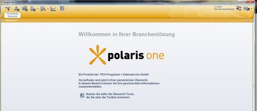 Für kleine Unternehmen: Internet-Software Polaris One.