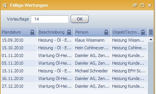 Termine lassen sich mit MS-Outlook abgleichen.