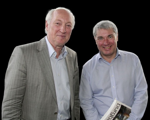 Erwirtschafteten nicht nur schwarze Zahlen, sondern sind auch seit 2006 ohne Finanzschulden: Die Burgbad-Vorstände Karl-Heinz Wennrich und Joachim Loew haben klare Konzepte und ehrgeizige Ziele.