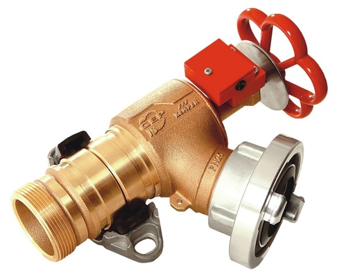 Schlauchanschlussventil PN 25 mit Grenztaster.